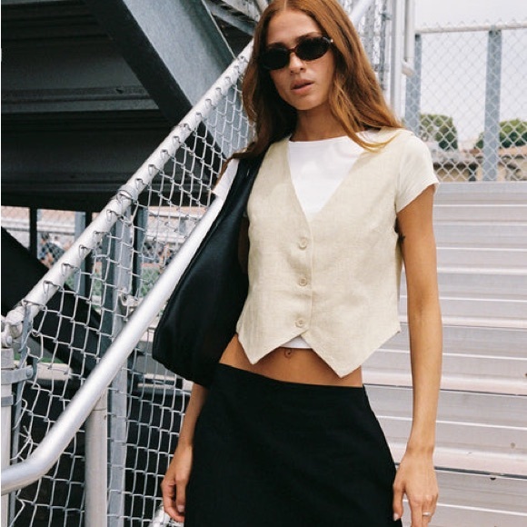 Princess Polly Gigi Black Skort Tailored Elegance - Picture 1 of 7